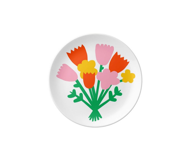 He & She plates decorative melamine plate, tableware, dinnerware, couple, engagement gift image 4