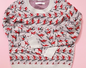 Ski You Later, Jacquard knit Winter Holiday Sweater