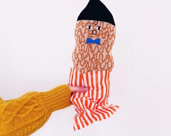 Patrick the Peanut - Lambswool Knit Plush Toy