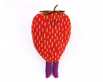Strawberry - Lambswool Knit Plush Toy