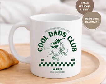 Dads Club Tasse - Lustige Papa-Kaffeetasse, Vatertagsgeschenk