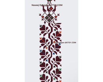 Threads of Love – Heart Motif | Thobe of Ramla عرق الحب