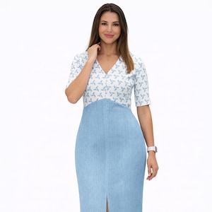 floral dressed up dusty blue floral print midi dress Farm Rio Spring Affair Light Blue Sleveeless Mini Dress – Monkee's of  Myrtle Beach main image 0