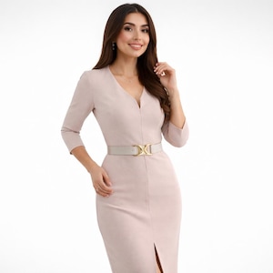 Cocktail Dresses, Knee Length, 3/4 Sleeves - Etsy UK
