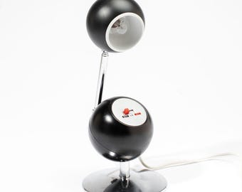 Space Age dubbele bol bureaulamp jaren 60 telescopische oogbollamp J.C. Penney Japan