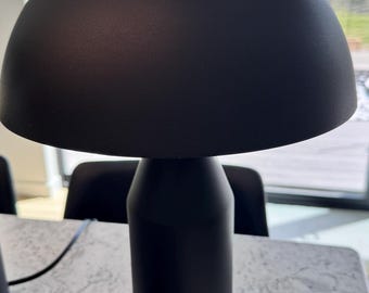 Black Atollo Style Mushroom Lamps