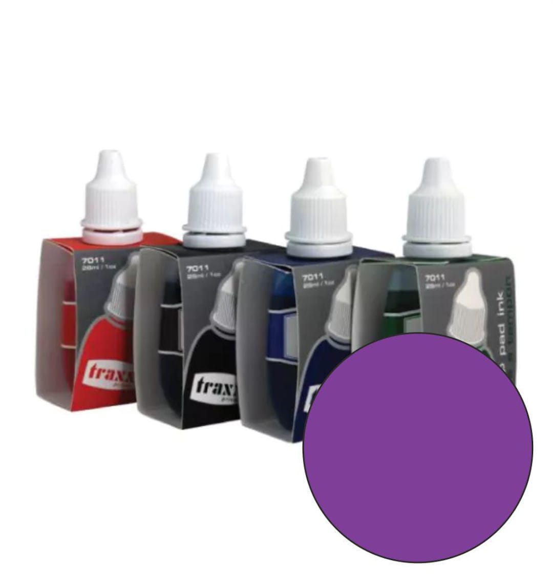 Violet Ink for Self-inking Stamp 28 Ml - Etsy