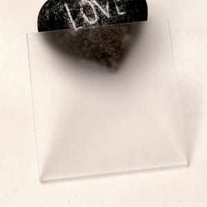 Frostvita akrylskivor, 3,0 mm tjocklek (0,118 tum)