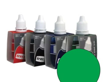 Inchiostro verde per timbro autoinchiostrante, 28 ml