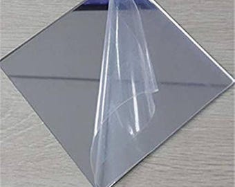 Lastre di specchi acrilici (PMMA) color argento, spessore 3,0 mm (0,118")