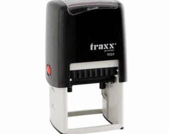 Timbro autoinchiostrante 40 x 40 mm – Materiali riciclabili, capacità di testo otto righe