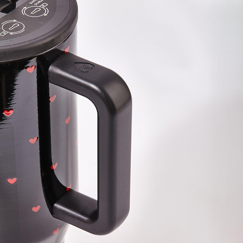 HydroJug Queen of Hearts Traveler Tumbler – Black Valentine Limited Edition