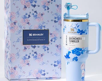 Stanley x LoveShackFancy Sky Bloom Quencher 40oz Tumbler – Limited Edition Floral Hydration