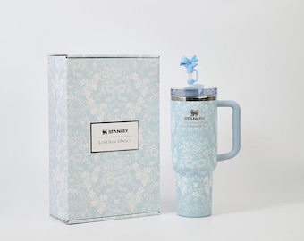 Stanley x LoveShackFancy Toscana Toile Alpine Quencher Tumbler 40oz – Blue Floral Print