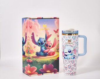 Stanley x Stitch Hearts Tumbler – Limited Edition Collaboration