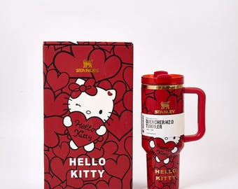 Stanley x Hello Kitty Sweet Hearts Glitter Tumbler [Limited Edition]