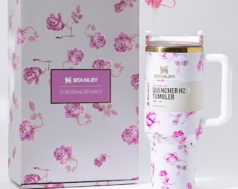 Stanley x LoveShackFancy Quencher H2.0 Tumbler – Limited Edition Rose Garden 40oz