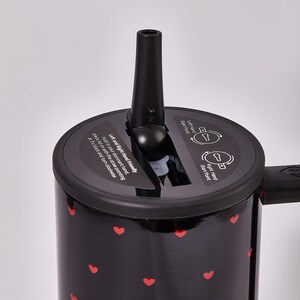 HydroJug Queen of Hearts Traveler Tumbler – Black Valentine Limited Edition