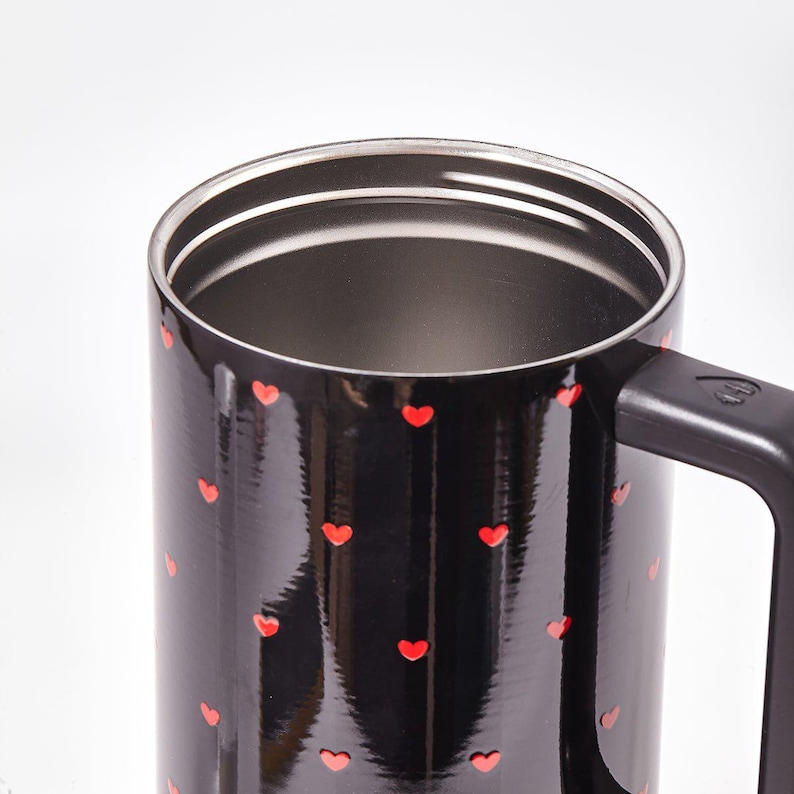 HydroJug Queen of Hearts Traveler Tumbler – Black Valentine Limited Edition