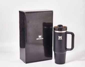Stanley x JENNIE Midnight Bloom Luxe Quencher Tumbler – Black Limited Edition