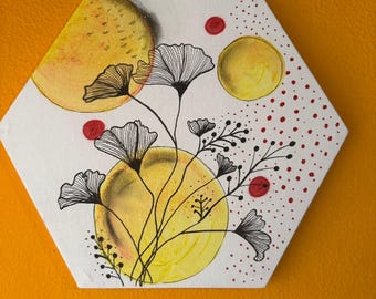 Quadro moderno dipinto a mano