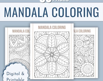Mandala Malvorlagen für Erwachsene Malseiten für Mindful Mandala Art Mandala Malseiten Vorlage zum Ausdrucken