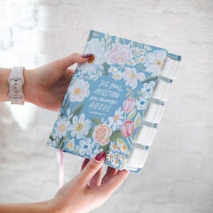 KJV Bible for Women Personalized Journaling Bible With Tabs Floral Bible Journal Gift for Christian Women Bible Study Note Taking Bible Gift