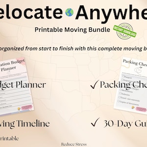 Paquete de herramientas para la reubicación: presupuesto, lista de embalaje y guía de mudanza (descarga en PDF).