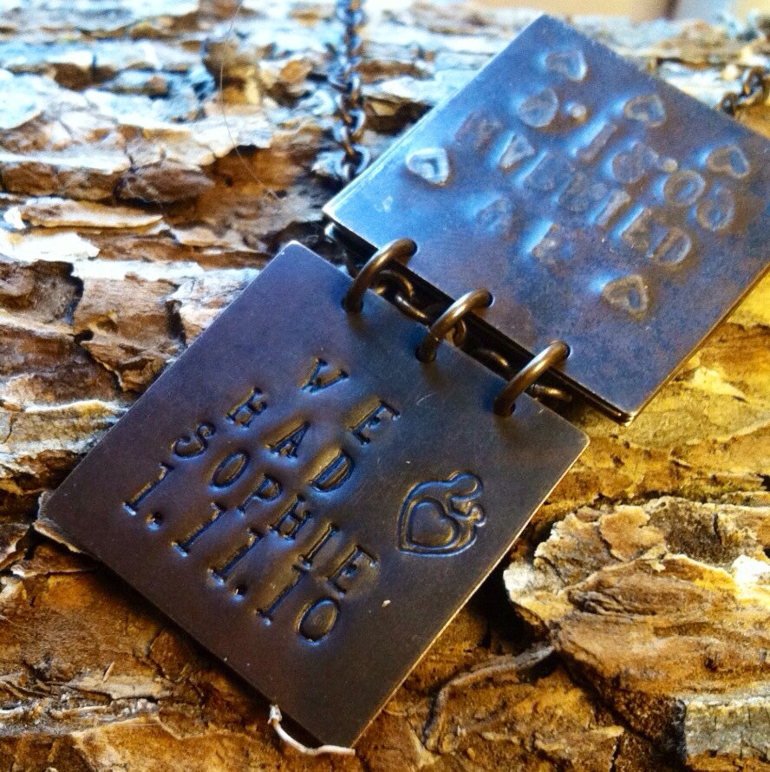 Our Story Necklace Personalized Necklace Family Necklace Book Etsy