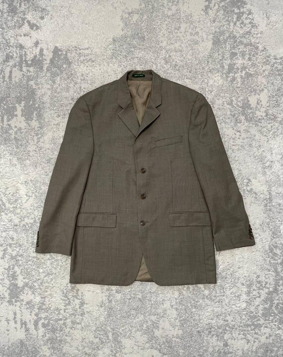 Lauren Ralph Lauren, Vintage Lauren Ralph Lauren Mens 100% Wool Blazer Jacket Brown 42L Canada