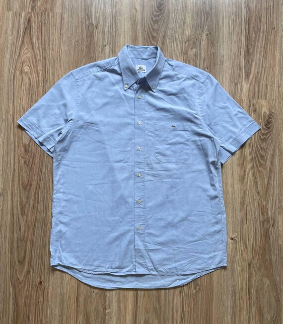 Lacoste, Lacoste Short Sleeve Regular Size L Casual Button-Down Shirts for Men