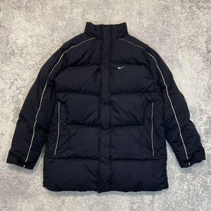 Chaqueta acolchada Nike vintage de los años 90, talla L