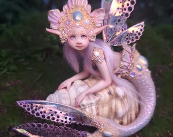 セリア・アン・ハリス作 人魚の妖精 OOAK - オーダーメイド