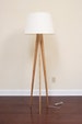 Floor Lamp Tripod Maple Slim