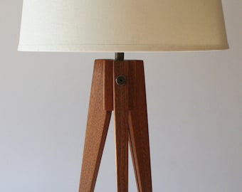 Table Lamp Tripod Slim - Sapele