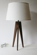 Table Lamp Tripod Slim - Walnut 