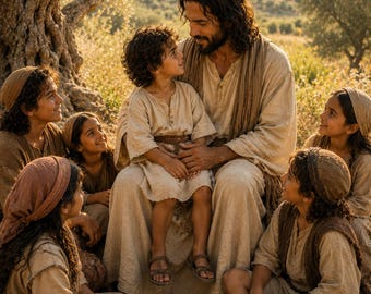 Cinematic Biblical Art Prints | Jesus Life, Faith, Hope Wall Art (Digital Download)