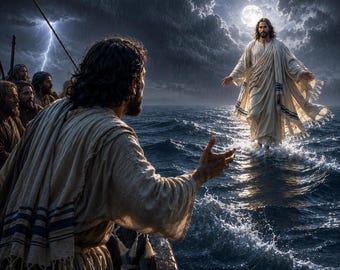 Cinematic Christian Wall Art Prints – Jesus Collection II, Faith Printable (24x30)