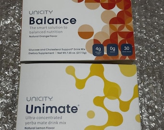combo pack of unicity Balance (30 sachet)+ Unimate lemon (30 SACHETS)