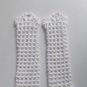 Mediterranean Gloves, Crochet Bridal Glove, Mesh Wedding Gloves, Sleeve Gloves, Fingerless Gloves, Hooked Gloves, Spring Summer,Gift for Her