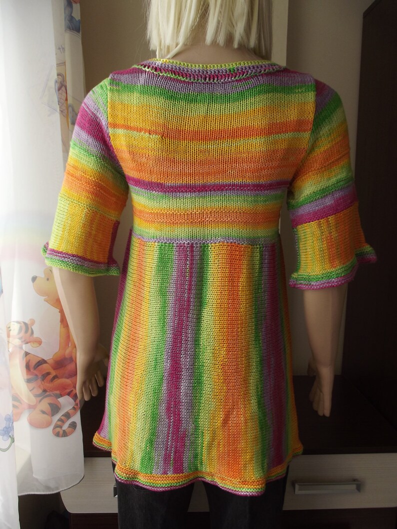 rainbow striped vest top