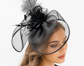 French Vintage Veil Hair Clip, Retro Fascinator Headpiece for Cocktail Party and Performance, Elegant Mesh Hair Accessory for Women