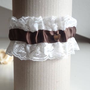 Wedding garter, bridal garter, lace garter, wedding toss garter, handmade garter, garter for bride image 3