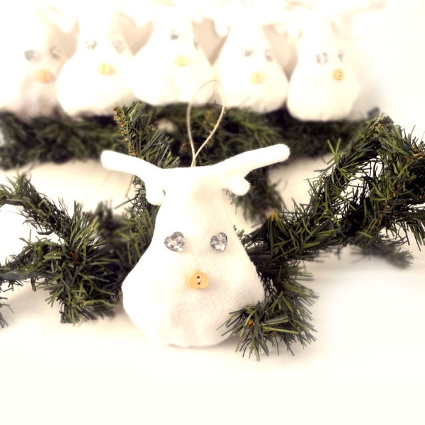 White Reindeers for Christmas decoration