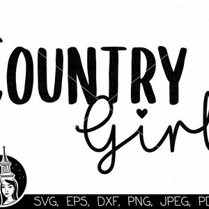 Country Girl SVG, Country Girl Saying, Country Girl Design, Small Town Girl SVG, Country Mama SVG, Cricut, Digital *Wysokiej jakości projekt*