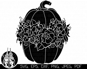 Pumpkin SVG, Fall SVG, Autumn SVG, Pumpkin png, Pumpkin Clipart, Fall clipart, Fall png, Pumpkin Cutfile, Cricut, *High-Quality Design*