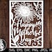Happy Mother's Day SVG, Happy Mothers Day Paper Cut File, Happy Mother's Day Card SVG, Mom svg | Cricut, Silhouette *High-Quality Design*