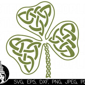 Celtic Shamrock SVG, Celtic SVG, Shamrock Clipart | Cricut, Silhouette, Digital Print & More! *High-Quality Design*
