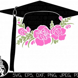 Graduation Hat SVG, Graduation Cap SVG, Grad Hat SVG, Grad Cap svg, Grad Girl svg, Senior svg | Cricut, Digital *High-Quality Design*