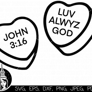 Juan 3:16 SVG, Día de San Valentín SVG, Ama siempre a Dios SVG, Corazones de conversación svg, Versículo bíblico svg, SVG cristiano Cricut *Diseño de alta calidad*